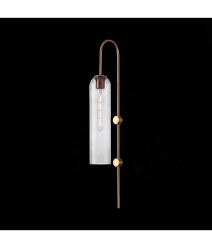 SL1145.341.01 Светильник настенный ST-Luce Латунь/Дымчатый E27 1*60W CALLANA-foto4