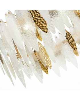 SL1224.203.10 Люстра подвесная ST-Luce Золотистый/Прозрачный, Белый E14 10*60W LASTRA-foto10