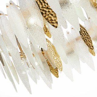 SL1224.203.10 Люстра подвесная ST-Luce Золотистый/Прозрачный, Белый E14 10*60W LASTRA-foto10