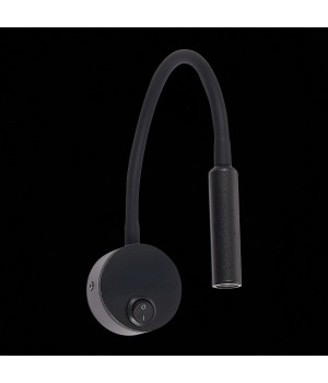 ST653.431.01 Светильник настенный ST-Luce Черный/Черный LED 1*3W 3000K BERSONE-foto4