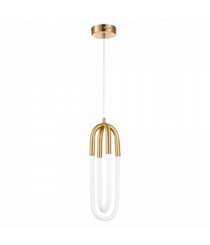 SL1579.303.02 Подвес ST-Luce Латунь/Латунь, Белый LED 2*14W 3000K MOFISTO-foto2