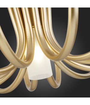 SL1173.202.13 Люстра потолочная ST-Luce Золотистый/Белый G4/E27 12+1*5+60W PAFE-foto12