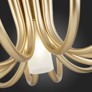 SL1173.202.13 Люстра потолочная ST-Luce Золотистый/Белый G4/E27 12+1*5+60W PAFE-foto12