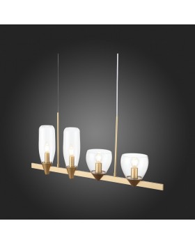 SL1119.203.04 Светильник подвесной ST-Luce Золотистый/Прозрачный E14 4*40W TENERESA-foto8