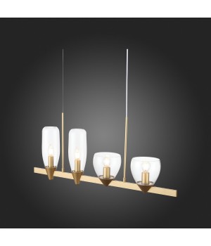 SL1119.203.04 Светильник подвесной ST-Luce Золотистый/Прозрачный E14 4*40W TENERESA-foto8