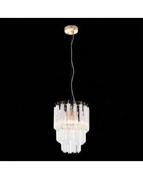 SL386.203.05 Люстра подвесная ST-Luce Золотистый/Золотистый, Прозрачный G9 5*5W OSOLETO-foto4