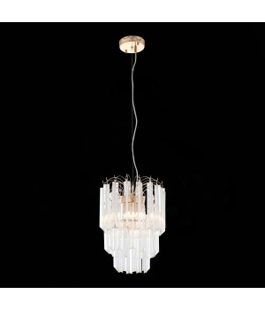 SL386.203.05 Люстра подвесная ST-Luce Золотистый/Золотистый, Прозрачный G9 5*5W OSOLETO-foto4