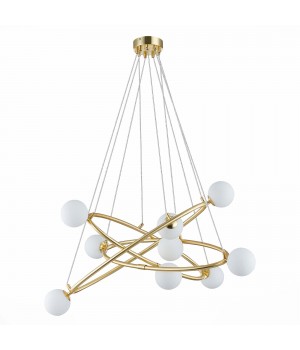 SL1508.203.09 Люстра подвесная ST-Luce Золотистый/Белый G9 9*5W RIALTO-foto2