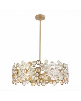 SL1172.203.05 Светильник подвесной ST-Luce Золотистый/Золотистый, Прозрачный E14 5*60W NAMIO-foto2