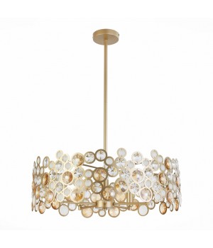 SL1172.203.05 Светильник подвесной ST-Luce Золотистый/Золотистый, Прозрачный E14 5*60W NAMIO-foto2