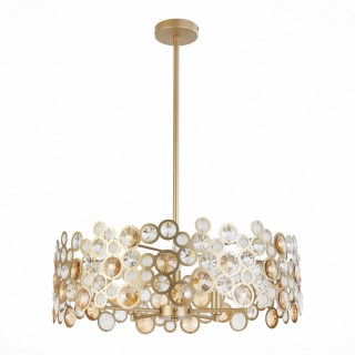 SL1172.203.05 Светильник подвесной ST-Luce Золотистый/Золотистый, Прозрачный E14 5*60W NAMIO-foto2
