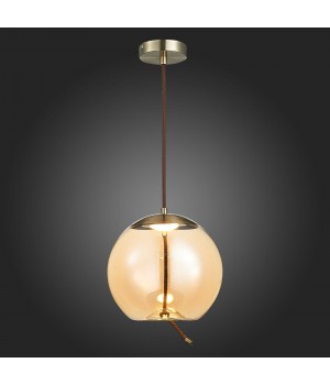 SL6108.313.01 Люстра подвесная ST-Luce Бронза/Янтарный LED 1*10W 3000K OZZIO-foto5