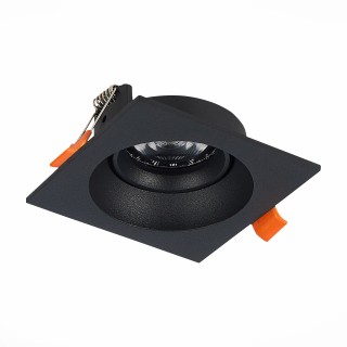 ST208.418.01 Св-к встр. Мат. черный GU10 1*50W  L94xW94xH40 220V Без ламп MISURA-foto2