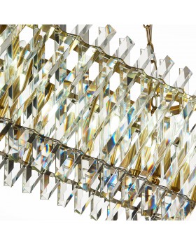 SL1170.303.10 Светильник подвесной ST-Luce Латунь/Прозрачный E14 10*40W FABIO-foto10