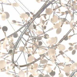 SL379.103.486 Люстра подвесная ST-Luce Серебристый/Белый LED 486*0,5W 3500K RAFINA-foto3