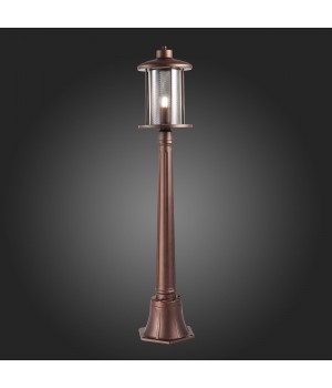 SL080.415.01 Светильник уличный наземный ST-Luce Темный кофе/Прозрачный, Темный кофе E27 1*60W LASTERO-foto6