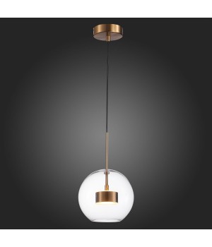 SL1133.233.01 Светильник подвесной ST-Luce Латунь/Прозрачный LED 1*14W 3000K BOPONE-foto5