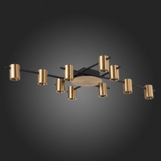 SL1207.402.10 Светильник потолочный ST-Luce Черный/Латунь GU10 10*7W VEROLI-foto7