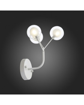 SL376.501.03 Бра ST-Luce Белый/Белый,Прозрачный G4 LED 3*2W DEMELE-foto7