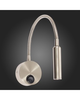 ST653.131.01 Светильник настенный ST-Luce Никель/Никель LED 1*3W 3000K BERSONE-foto6