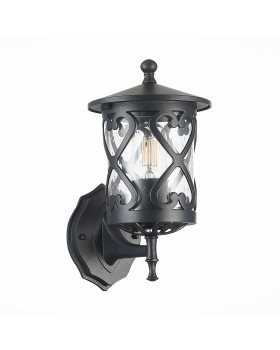 SL085.401.01 Светильник уличный настенный ST-Luce Черный/Черный, Прозрачный E27 1*60W LORNE-foto2