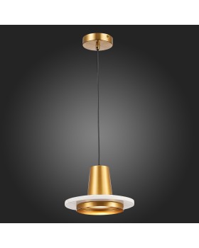 SL1212.203.01 Подвес ST-Luce Латунь/Ланунь, Белый LED 1*12W 3000K OLTARNO-foto5