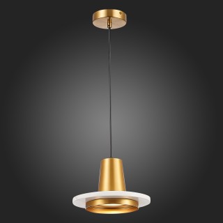 SL1212.203.01 Подвес ST-Luce Латунь/Ланунь, Белый LED 1*12W 3000K OLTARNO-foto5