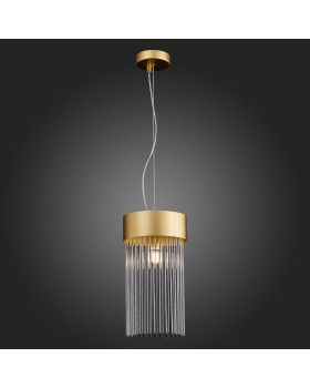 SL1225.203.01 Светильник подвесной ST-Luce Золотистый/Золотистый, Прозрачный E27 1*60W CONTATTO-foto9