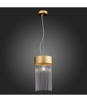 SL1225.203.01 Светильник подвесной ST-Luce Золотистый/Золотистый, Прозрачный E27 1*60W CONTATTO-foto9