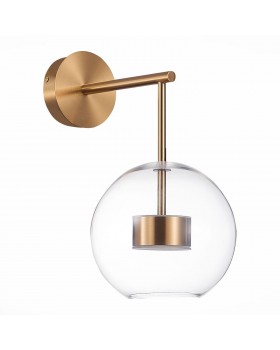 SL1133.201.01 Бра ST-Luce Латунь/Прозрачный LED 1*14W 3000K BOPONE-foto2