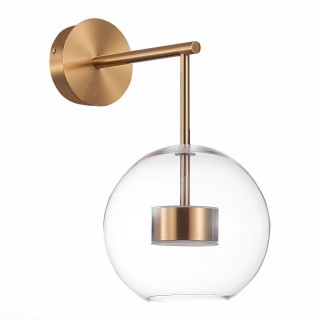 SL1133.201.01 Бра ST-Luce Латунь/Прозрачный LED 1*14W 3000K BOPONE-foto2