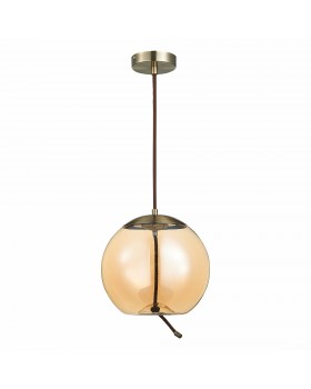 SL6108.313.01 Люстра подвесная ST-Luce Бронза/Янтарный LED 1*10W 3000K OZZIO-foto2