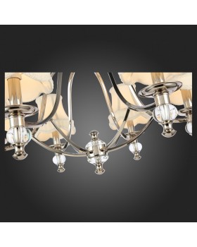 SL1120.103.06 Люстра подвесная ST-Luce Никель/Белый E14 6*40W GOLLA-foto3