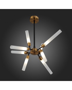 SL1620.242.08 Люстра потолочная ST-Luce Матовое золото, Черный/Белый G9 8*5W SPLIO-foto8