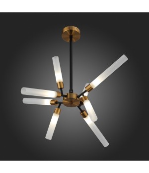 SL1620.242.08 Люстра потолочная ST-Luce Матовое золото, Черный/Белый G9 8*5W SPLIO-foto8