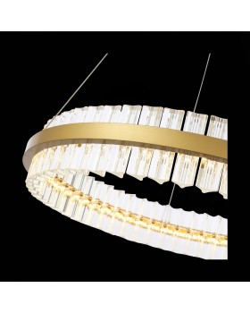 SL383.213.01 Светильник подвесной ST-Luce Матовое золото/Прозрачный LED 1*44W 3000K CHERIO-foto4