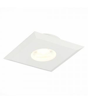 ST204.508.01 Св-к встр. Мат. белый GU10 1*50W L94xW94xH25 220V Без ламп QUOSIS-foto3