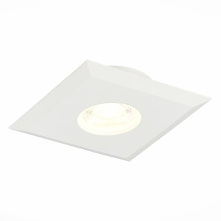 ST204.508.01 Св-к встр. Мат. белый GU10 1*50W  L94xW94xH25 220V Без ламп QUOSIS-foto3