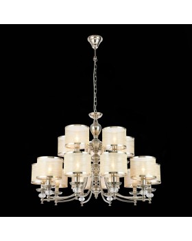 SL1750.103.15 Люстра подвесная ST-Luce Никель/Золотистый E14 15*40W CORESIA-foto3