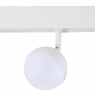 ST358.546.07 Магнитный трековый светильник белый LED 1*7W 4000K 520Lm Ra>80 120° IP20 L120xW90xH192 48V PIBOLE-foto2