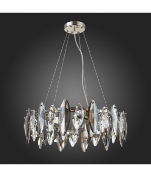 SL1227.103.08 Люстра подвесная ST-Luce Никель/Прозрачный E14 8*40W ANCONA-foto8