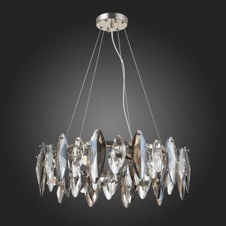 SL1227.103.08 Люстра подвесная ST-Luce Никель/Прозрачный E14 8*40W ANCONA-foto8