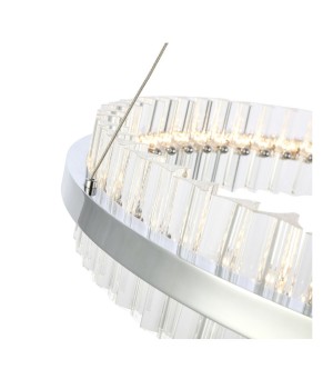 SL383.113.01 Светильник подвесной ST-Luce Хром/Прозрачный LED 1*44W 3000K CHERIO-foto2