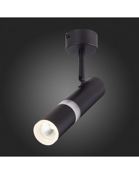 ST106.442.08 Светильник потолочный Черный LED 1*8W 4000K 624Lm Ra>80 D70xH165 170-240V ESCOPIO-foto3