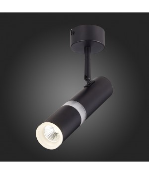 ST106.442.08 Светильник потолочный Черный LED 1*8W 4000K 624Lm Ra>80 D70xH165 170-240V ESCOPIO-foto3