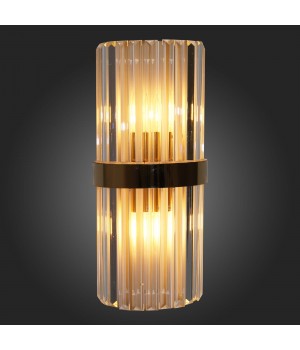 SL1176.201.02 Бра ST-Luce Золотистый/Золотистый, Прозрачный E14 2*40W Arezzo-foto4