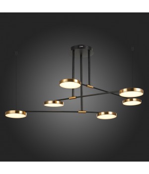 SL1605.403.06 Светильник подвесной ST-Luce Черный/Латунь, Белый LED 6*7,5W 3000K FARONE-foto7