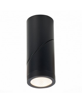 ST650.432.10 Светильник потолочный Черный LED 1*10W 3000K 800Lm Ra>90 38° IP44 D60xH175 165-265V ST650-foto3