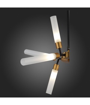 SL1620.242.08 Люстра потолочная ST-Luce Матовое золото, Черный/Белый G9 8*5W SPLIO-foto9