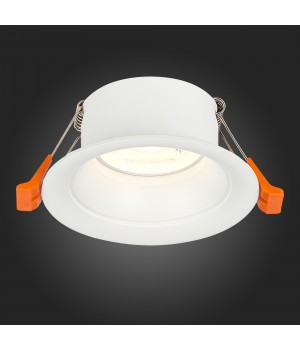 ST200.508.01 Св-к встр. Мат. белый GU10 1*50W D89xH40 220V Без ламп BARRA-foto7